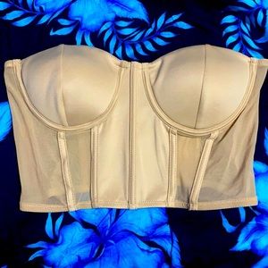 a corset like top but with a zipper
